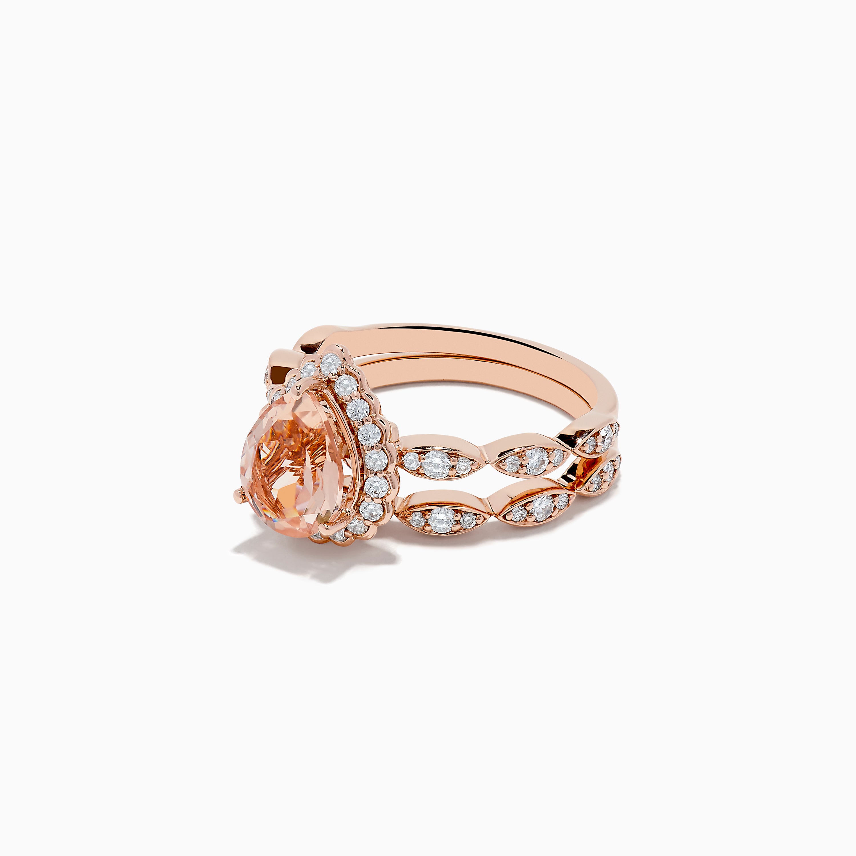 Effy 14k Rose Gold, Opal & Diamond Ring in White | Lyst UK